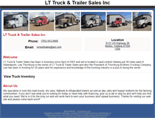 Tablet Screenshot of lttrucksales.com