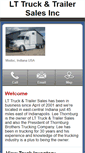Mobile Screenshot of m.lttrucksales.com